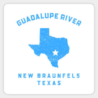 GUADALUPE RIVER NEW BRAUNFELS TEXAS Sticker
